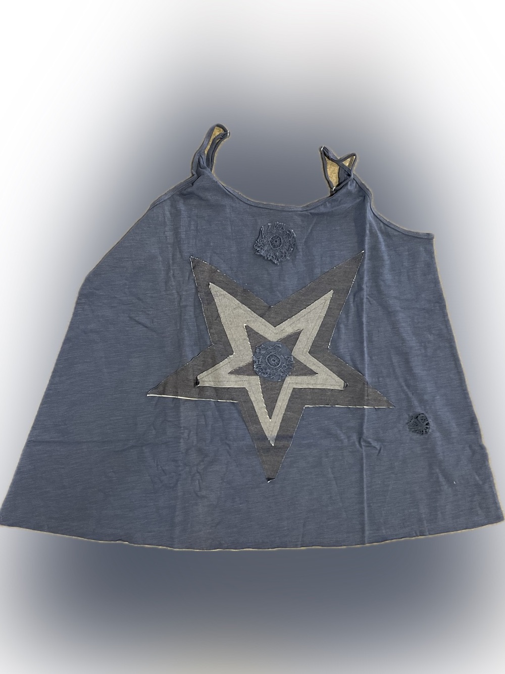Navy blue Star Tank Top